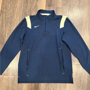 Nike Blue 3/4 Zip Pullover Jacket (Size M)